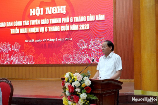 Hà Nội: Công tác tuyên giáo 6 tháng đầu năm 2023 đạt nhiều kết quả nổi bật