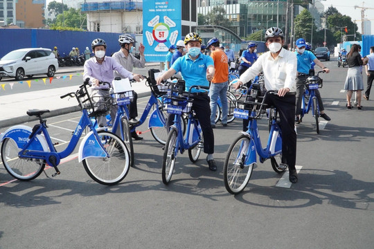 Xe đạp công cộng sẽ hoạt động tại Hà Nội vào tháng 9/2023
