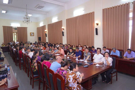 90 "hạt nhân văn nghệ" ở Hà Nội tham dự tập huấn nghệ thuật hát văn, hát chầu văn