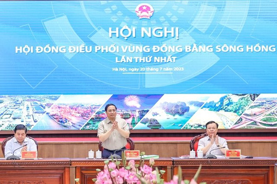 Thủ tướng Phạm Minh Chính chủ trì Hội nghị Hội đồng Điều phối vùng đồng bằng Sông Hồng