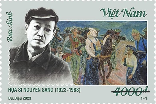 Phát hành bộ tem kỷ niệm 100 năm sinh họa sĩ Nguyễn Sáng