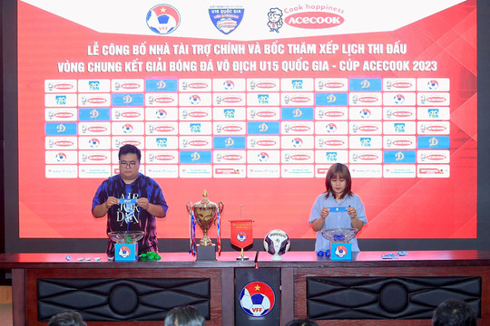 VCK giải U15 Quốc gia: CLB Hà Nội cùng bảng đương kim vô địch Sông Lam Nghệ An
