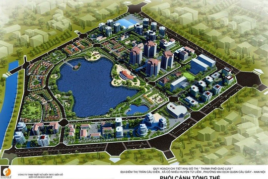 Hà Nội điều chỉnh cục bộ quy hoạch chi tiết Khu đô thị Thành phố giao lưu