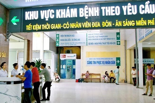 Giá khám chữa bệnh theo yêu cầu của các bệnh viện lớn trên địa bàn Hà Nội từ ngày 15/8 như thế nào?