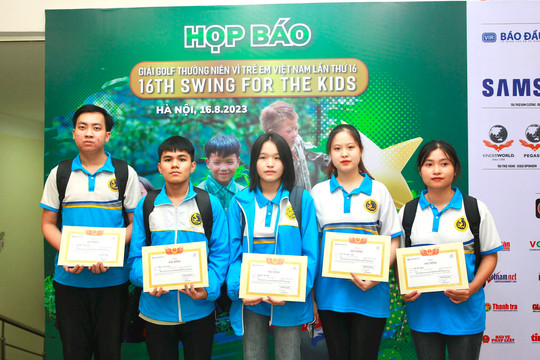 Khởi động giải golf Từ thiện Thường niên Vì trẻ em Việt Nam – Swing for the Kids lần thứ 16