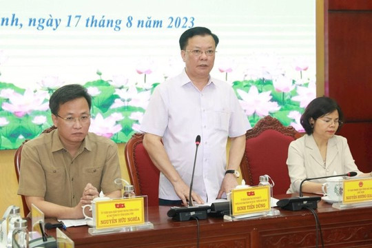 Bí thư Thành ủy Hà Nội đôn đốc triển khai dự án Đường Vành đai 4