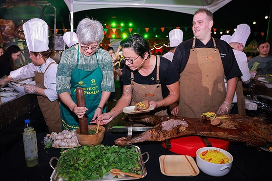 Sôi động Lễ hội văn hóa ẩm thực “Hương vị Australia”