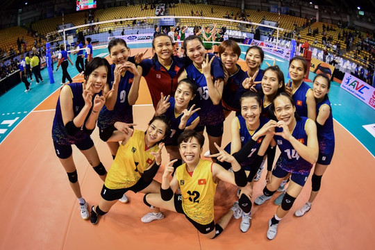 Bóng chuyền nữ Việt Nam lần đầu lọt vào Top 4 giải vô địch châu Á