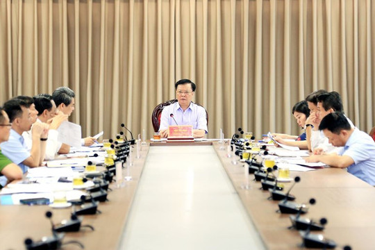 Thành lập Ban Chỉ đạo thực hiện sắp xếp đơn vị hành chính trên địa bàn thành phố Hà Nội