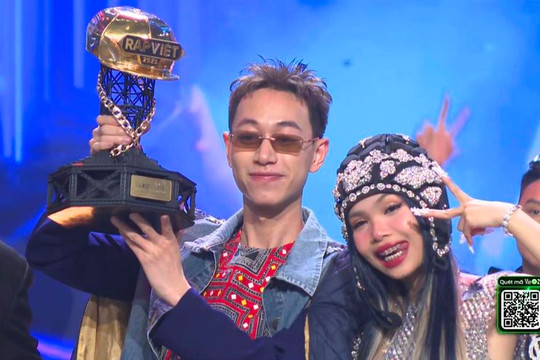Chủ nhân hit "À lôi" Double2T trở thành quán quân Rap Việt mùa 3