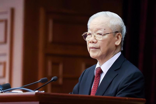 Tổng Bí thư Nguyễn Phú Trọng gửi Thư thăm hỏi tới Đảng bộ, Chính quyền và nhân dân Hà Nội