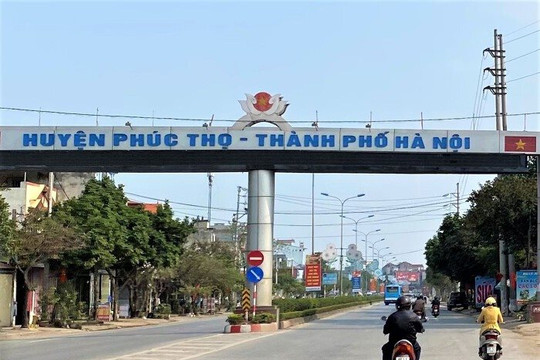 Huyện Phúc Thọ (Hà Nội) sắp có tuyến đường rộng 24m nối hai tỉnh lộ 419 - 418