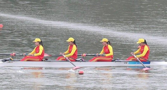 4 cô gái đua thuyền đoạt huy chương đầu tiên cho Việt Nam ở Asiad 19