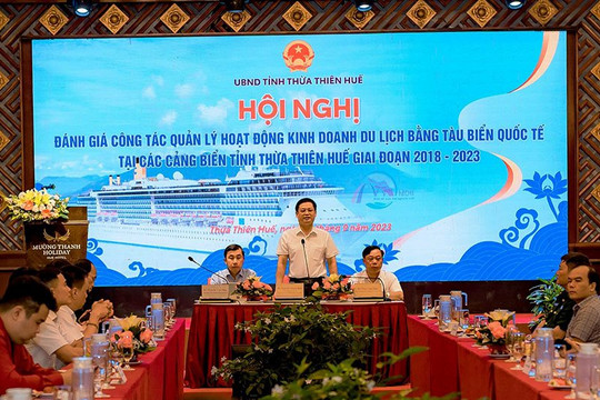 Xu hướng khách du lịch đến Huế bằng tàu biển ngày càng tăng mạnh