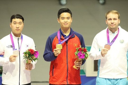 Bắn súng đoạt huy chương vàng đầu tiên cho thể thao Việt Nam tại ASIAD 19