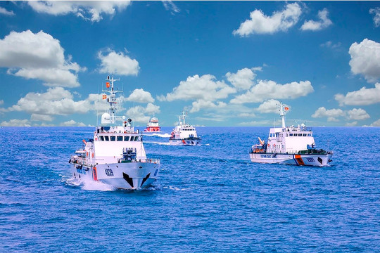 Màu sắc của tàu thuyền, xuồng Cảnh sát biển Việt Nam được quy định như thế nào?