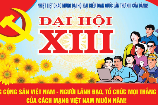 Tuyên truyền chào mừng Đại hội XIII Công đoàn Việt Nam nhiệm kỳ 2023 – 2028