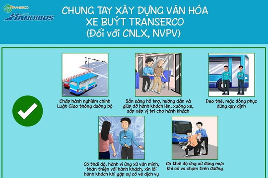 Hà Nội chính thức ban hành bộ quy tắc ứng xử văn hóa xe buýt