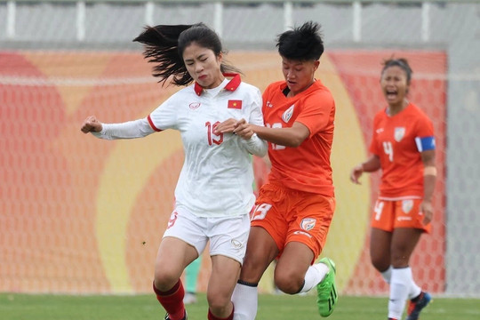 Đội tuyển nữ Việt Nam đánh bại Ấn Độ