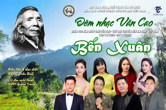 Đêm nhạc kỷ niệm 100 năm ngày sinh nhạc sĩ Văn Cao