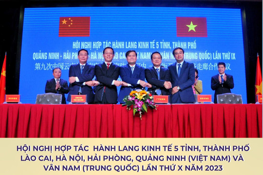 Hội nghị hợp tác hành lang kinh tế 5 tỉnh, thành phố của Việt Nam và Trung Quốc năm 2023