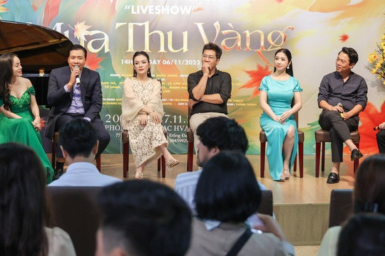 Nhiều giọng ca nổi tiếng biểu diễn tại “Mùa thu vàng” mừng Ngày Nhà giáo Việt Nam