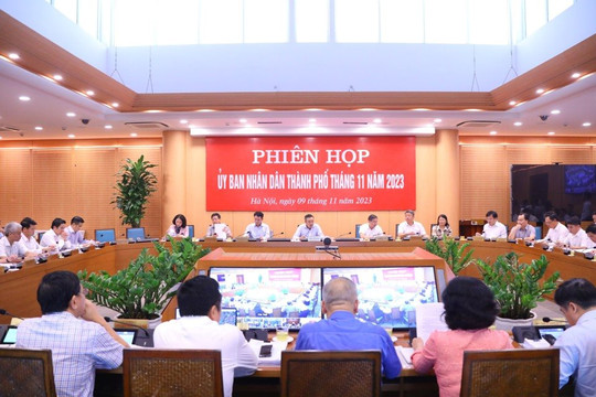 Xem xét tờ trình Đồ án điều chỉnh Quy hoạch chung Thủ đô Hà Nội