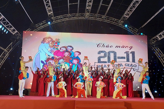 Chương trình nghệ thuật “Chắp cánh ước mơ” chào mừng Ngày Nhà giáo Việt Nam