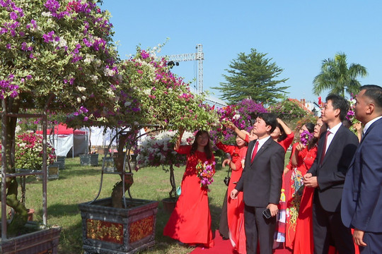 Lễ hội cây cảnh, hoa giấy Phù Đổng với chủ đề: “Sắc hoa trên miền di sản”