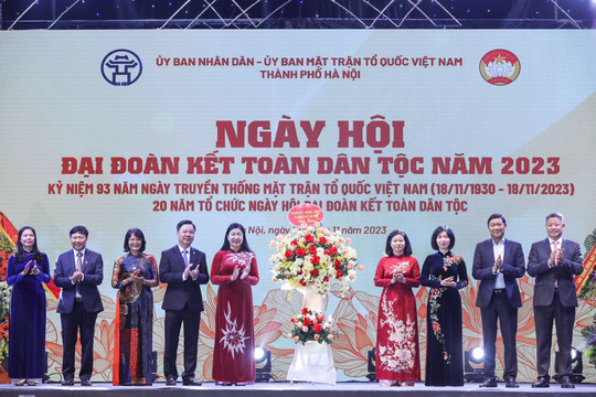 Ngày hội Đại đoàn kết toàn dân tộc TP Hà Nội năm 2023: Thắm đậm tinh thần đoàn kết