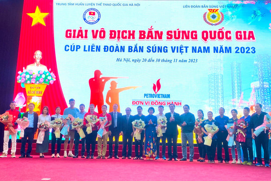 Gần 300 vận động viên tham gia Giải vô địch Bắn súng quốc gia 2023 diễn ra tại Hà Nội