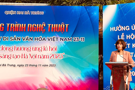 Đậm đà sắc màu văn hoá truyền thống trong Chương trình chào mừng Ngày Di sản Văn hoá Việt Nam