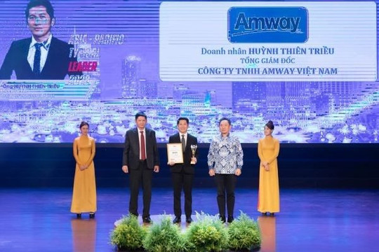 Amway Việt Nam được vinh danh tại lễ công bố Thương hiệu tiêu biểu châu Á - Thái Bình Dương 2023