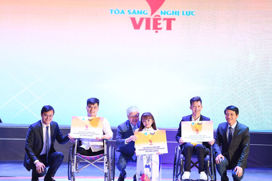 Tuyên dương 35 thanh niên khuyết tật 'Tỏa sáng nghị lực Việt' năm 2023