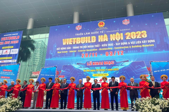 Triển lãm Quốc tế Vietbuild Hà Nội 2023 lần thứ 3 chính thức khai mạc