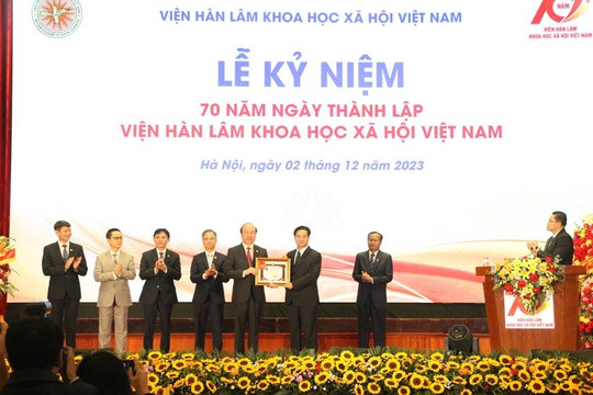 Viện Hàn lâm Khoa học Xã hội Việt Nam kỷ niệm 70 năm thành lập