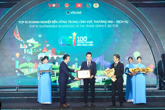 Herbalife Việt Nam được vinh danh "Top 100 doanh nghiệp bền vững Việt Nam 2023"