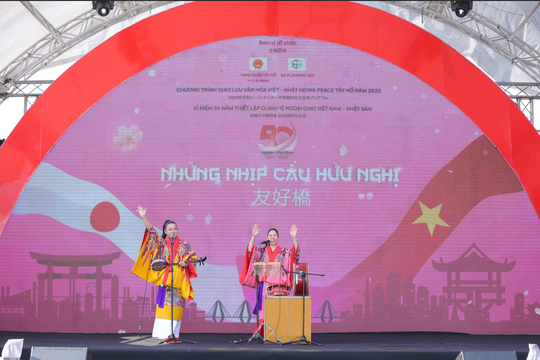 Khai mạc Chương trình giao lưu văn hóa Việt Nam - Nhật Bản Heiwa Peace Tây Hồ năm 2023