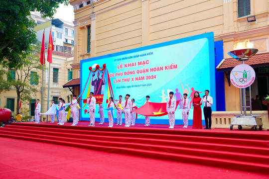 Quận Hoàn Kiếm: Khai mạc Hội khỏe Phù Đổng lần thứ X năm 2024