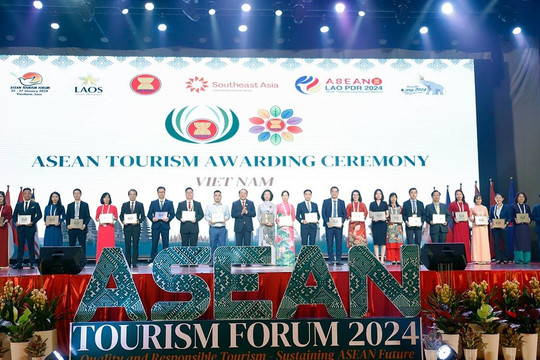 Việt Nam có 25 đơn vị giành Giải thưởng Du lịch ASEAN 2024