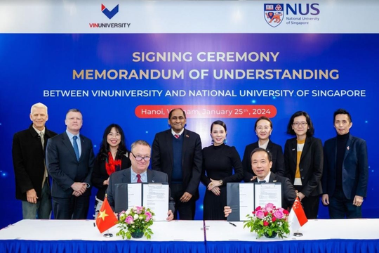 VinUni hợp tác với Đại học Quốc gia Singapore về đổi mới sáng tạo