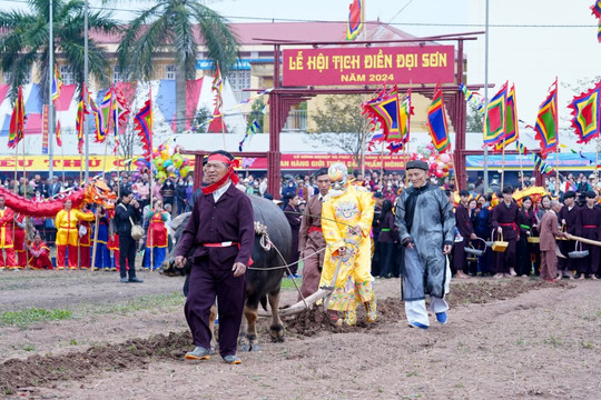 Lễ hội Tịch điền Đọi Sơn 2024 - Nét đẹp truyền thống nghề nông