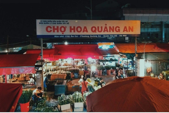 Chợ hoa đêm lớn nhất Hà Nội sẽ trở thành sản phẩm du lịch đêm