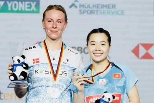 Nguyễn Thùy Linh đoạt giải Nhì Giải cầu lông Đức mở rộng 2024