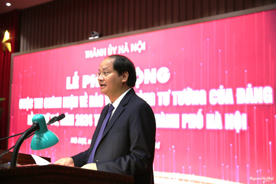 Cuộc thi chính luận về bảo vệ nền tảng tư tưởng của Đảng trên địa bàn Hà Nội có ý nghĩa đặc biệt quan trọng