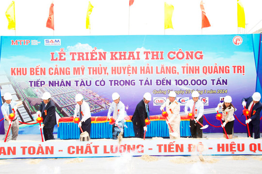 Triển khai thi công dự án bến cảng Mỹ Thủy hơn 14.000 tỷ ở Quảng Trị