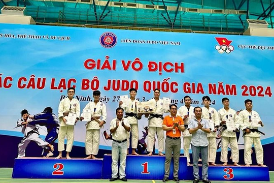 Giải Vô địch các câu lạc bộ Judo quốc gia 2024 đang diễn ra tại Bắc Ninh
