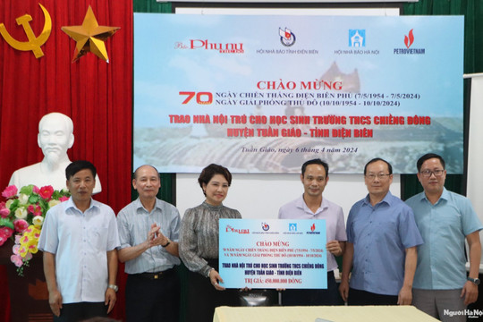 Hỗ trợ xây nhà nội trú cho học sinh tỉnh Điện Biên