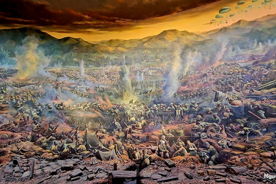 Chiến dịch Điện Biên Phủ được tái hiện qua những bức tranh Panorama