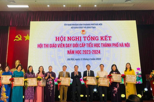 Quận Hoàn Kiếm dẫn đầu trong Hội thi giáo viên dạy giỏi cấp Tiểu học Thành phố Hà Nội